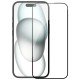 Folie protectie Nillkin EZ SET din sticla securizata pentru iPhone 15 Negru - 2buc.