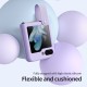 Husa Cover Nillkin Silky din silicon pentru Samsung Z Flip 5 5G Roz