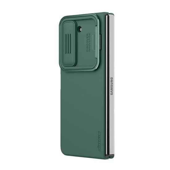 Husa Cover Nillkin CamShield Silky Silicone pentru Samsung Z Fold 5 5G verde