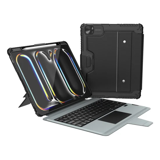 Husa Combinata cu Tastaturа pentru iPad Air 13 2024/Pro 12.9 2020/2021/2022 Husa Combinata cu Tastaturа pentru iPad Air 13 2024/Pro 12.9 2020/2021/2022