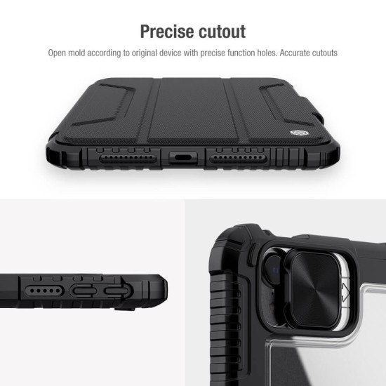 Husa blindata cu capac si protectie camerei pentru Apple iPad Mini 7 (2024) / iPad Mini 6 (2021)