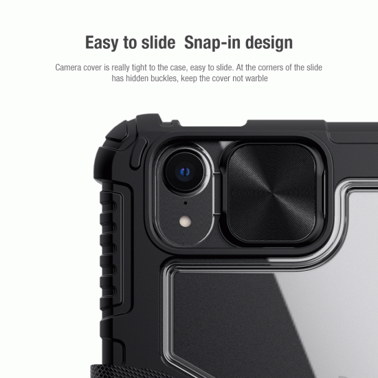 Husa blindata cu capac si protectie camerei pentru Apple iPad Mini 7 (2024) / iPad Mini 6 (2021)