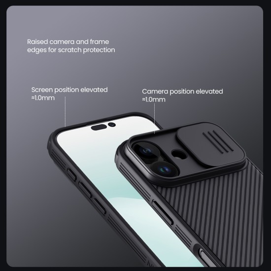 Husă magnetică de protecție neagră pentru spate și cameră foto, pentru iPhone 17 Husă magnetică de protecție neagră pentru spate și cameră foto, pentru iPhone 17