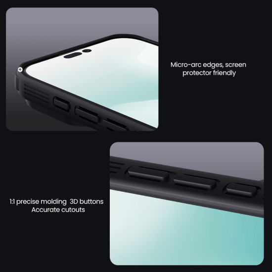 Husă magnetică de protecție neagră pentru spate și cameră foto, pentru iPhone 17 Husă magnetică de protecție neagră pentru spate și cameră foto, pentru iPhone 17