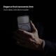 Husă magnetică de protecție transparentă neagră pentru spate și cameră foto, pentru iPhone 17