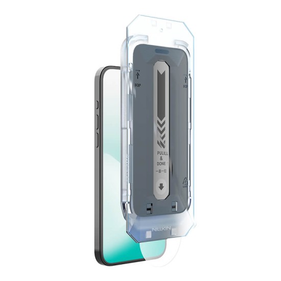 Folie protectie Nillkin Guardian din sticla securizata pentru iPhone 17 Negru Folie protectie Nillkin Guardian din sticla securizata pentru iPhone 17 Negru