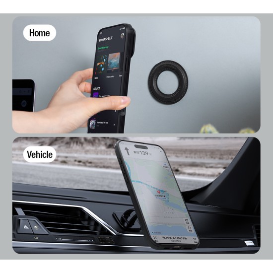 iPhone 17 Pro husă magnetică CamShield Prop cu spate rigid și protecție pentru cameră, negru iPhone 17 Pro husă magnetică CamShield Prop cu spate rigid și protecție pentru cameră, negru