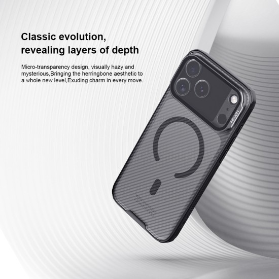 iPhone 17 Pro husă magnetică CamShield Prop cu spate rigid și protecție pentru cameră, negru transparent iPhone 17 Pro husă magnetică CamShield Prop cu spate rigid și protecție pentru cameră, negru transparent