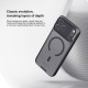 iPhone 17 Pro husă magnetică CamShield Prop cu spate rigid și protecție pentru cameră, negru transparent iPhone 17 Pro husă magnetică CamShield Prop cu spate rigid și protecție pentru cameră, negru transparent