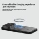iPhone 17 Pro husă magnetică CamShield Prop cu spate rigid și protecție pentru cameră, negru transparent