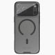 iPhone 17 Pro husă magnetică CamShield Prop cu spate rigid și protecție pentru cameră, negru transparent iPhone 17 Pro husă magnetică CamShield Prop cu spate rigid și protecție pentru cameră, negru transparent