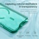 Husa magnetică transparentă neagră pentru Apple iPhone 17 Pro Max