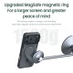 Husa magnetică transparentă neagră pentru Apple iPhone 17 Pro Max