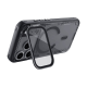 Husa magnetică transparentă neagră pentru Apple iPhone 17 Pro Max