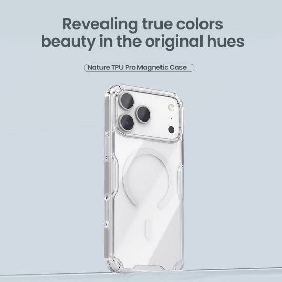 Husa magnetica din silicon Nillkin Nature Pro pentru Apple iPhone 17 Pro Max Husa magnetica din silicon Nillkin Nature Pro pentru Apple iPhone 17 Pro Max