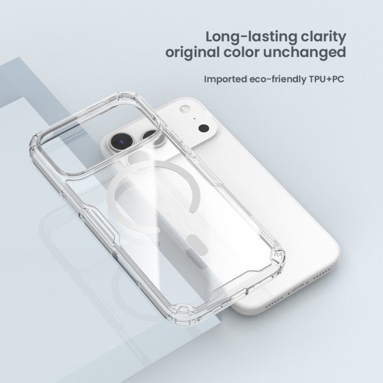 Husa magnetica din silicon Nillkin Nature Pro pentru Apple iPhone 17 Pro Max Husa magnetica din silicon Nillkin Nature Pro pentru Apple iPhone 17 Pro Max
