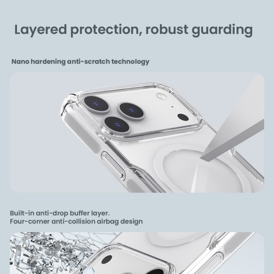 Husa magnetica din silicon Nillkin Nature Pro pentru Apple iPhone 17 Pro Max Husa magnetica din silicon Nillkin Nature Pro pentru Apple iPhone 17 Pro Max
