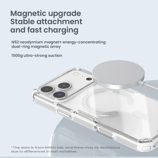 Husa magnetica din silicon Nillkin Nature Pro pentru Apple iPhone 17 Pro Max Husa magnetica din silicon Nillkin Nature Pro pentru Apple iPhone 17 Pro Max