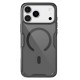 Husa magnetica din silicon Nillkin Nature Pro pentru Apple iPhone 17 Pro, negru transparent
