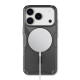 Husa magnetica din silicon Nillkin Nature Pro pentru Apple iPhone 17 Pro, negru transparent