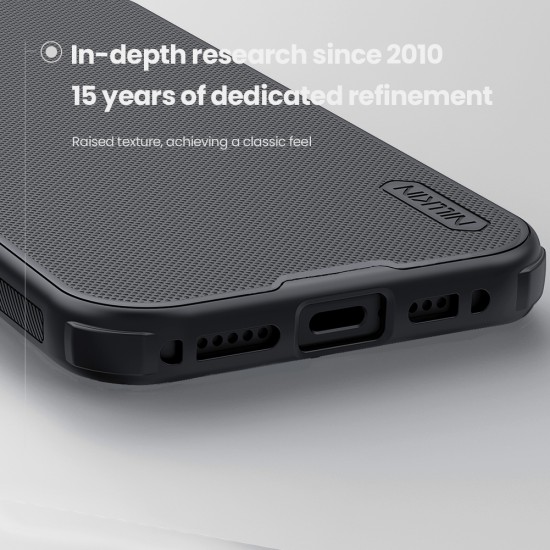 Husa protectie magnetică spate din plastic neagră pentru iPhone 17