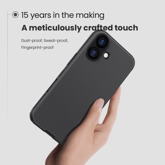 Husa protectie magnetică spate din plastic neagră pentru iPhone 17