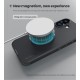 Husa protectie magnetică spate din plastic neagră pentru iPhone 17