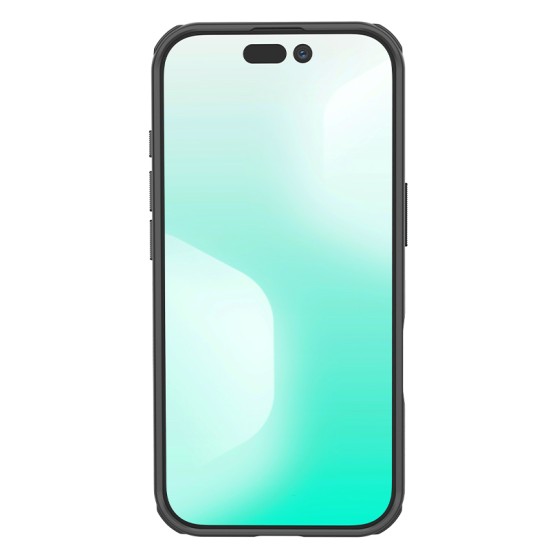 Husa protectie magnetică spate din plastic neagră pentru iPhone 17