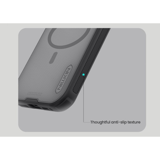 Husa protectie magnetică spate din plastic transparentă neagră pentru iPhone 17