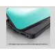 Husa protectie magnetică spate din plastic transparentă neagră pentru iPhone 17
