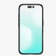Husa protectie magnetică spate din plastic transparentă neagră pentru iPhone 17