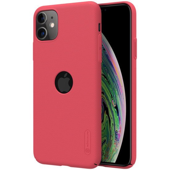 Husa protectie spate din plastic rosu pentru Apple iPhone 11