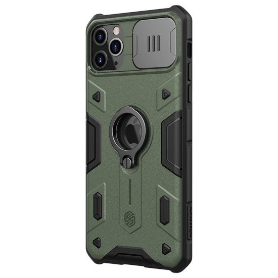Husa protectie spate si camera foto Armor verde pentru Apple iPhone 11 Pro