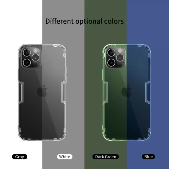 Husa din silicon Nillkin Nature Alba pentru Apple iPhone 12 / 12 Pro Husa din silicon Nillkin Nature Alba pentru Apple iPhone 12 / 12 Pro