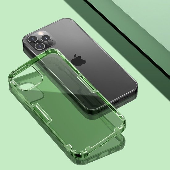 Husa din silicon Nillkin Nature verde pentru Apple iPhone 12 / 12 Pro