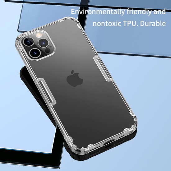 Husa din silicon Nillkin Nature Alba pentru Apple iPhone 12 / 12 Pro