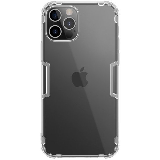 Husa din silicon Nillkin Nature Alba pentru Apple iPhone 12 / 12 Pro