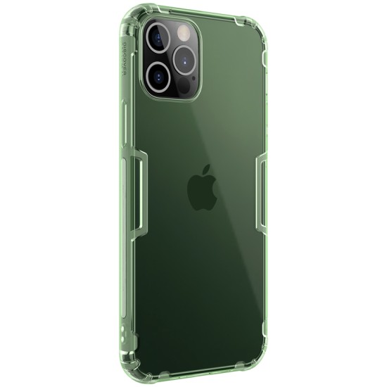 Husa din silicon Nillkin Nature verde pentru Apple iPhone 12 / 12 Pro
