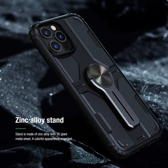 Husa protectie spate Medley din plastic negru pentru Apple iPhone 12 / 12 Pro Husa protectie spate Medley din plastic negru pentru Apple iPhone 12 / 12 Pro