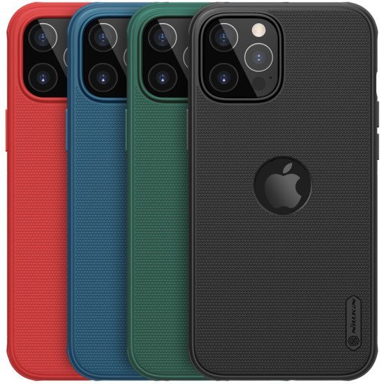 Husa protectie spate din plastic rosu pentru Apple iPhone 12 / 12 Pro