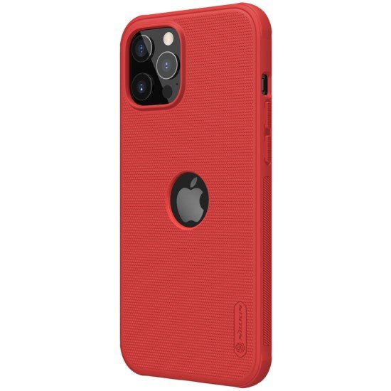 Husa protectie spate din plastic rosu pentru Apple iPhone 12 / 12 Pro