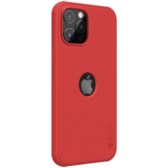 Husa protectie spate din plastic rosu pentru Apple iPhone 12 / 12 Pro