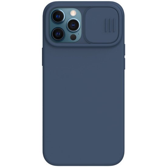 Husa Cover Nillkin CamShield Pro Hard pentru iPhone 12 Pro MAX albastru