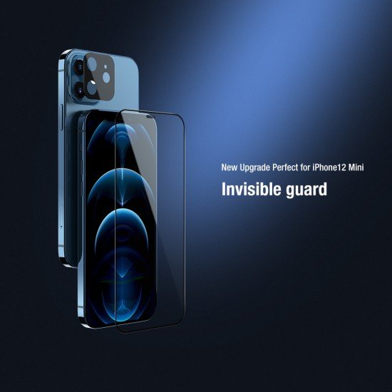 iPhone 12 Mini Sticlă călită și folie de protecție pentru cameră Nillkin