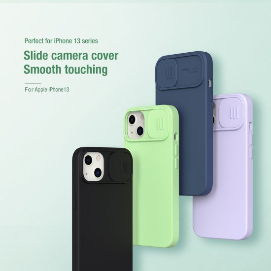 Husa Cover Nillkin CamShield Pro Hard pentru iPhone 13 mini verde