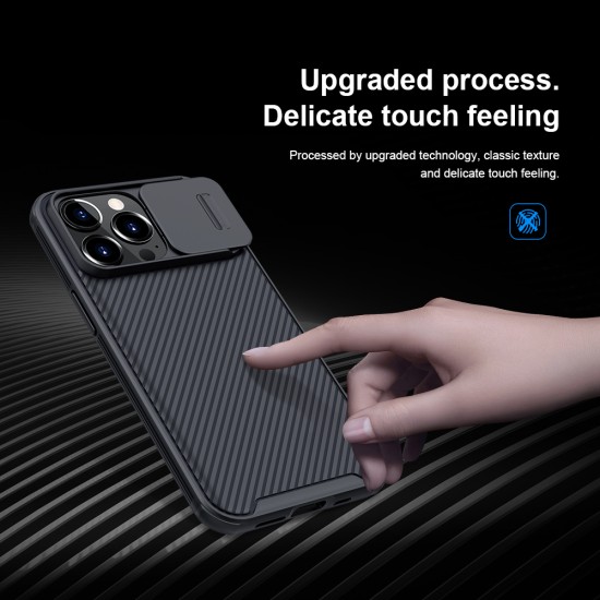 Husa Cover Nillkin CamShield Pro Hard pentru iPhone 13 Pro Max Negru Husa Cover Nillkin CamShield Pro Hard pentru iPhone 13 Pro Max Negru