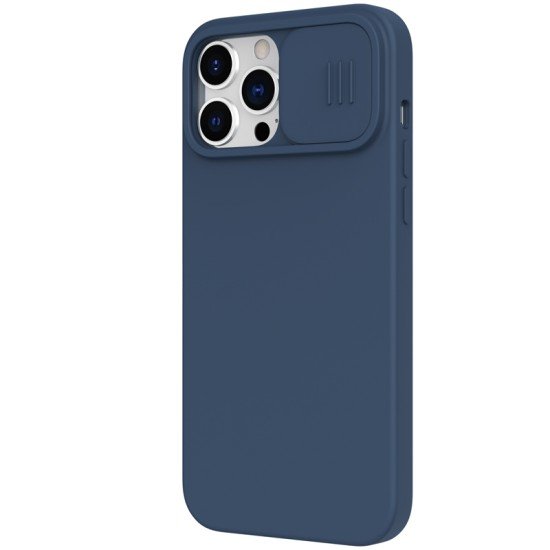 Husa Cover Nillkin CamShield Pro Hard pentru iPhone 13 Pro Max Albastru