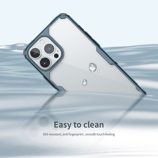 Husa din silicon Nillkin Nature Pro Albastru pentru Apple iPhone 13 Pro MAX Husa din silicon Nillkin Nature Pro Albastru pentru Apple iPhone 13 Pro MAX