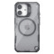 Husa magnetică transparentă neagră pentru Apple iPhone 16