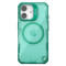 Husa magnetica transparentă verde pentru Apple iPhone 16